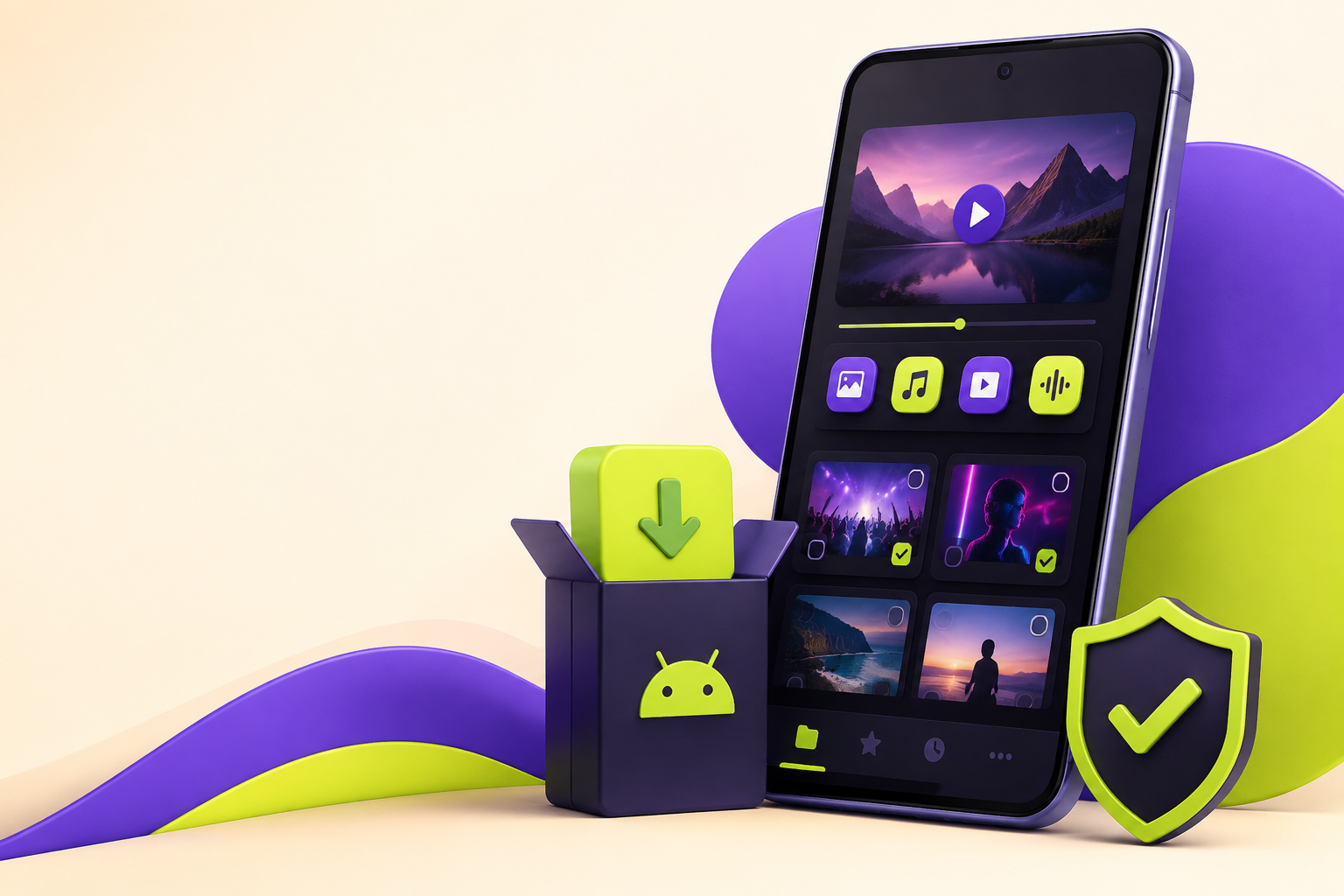 Abstract Saveforge Android download illustration