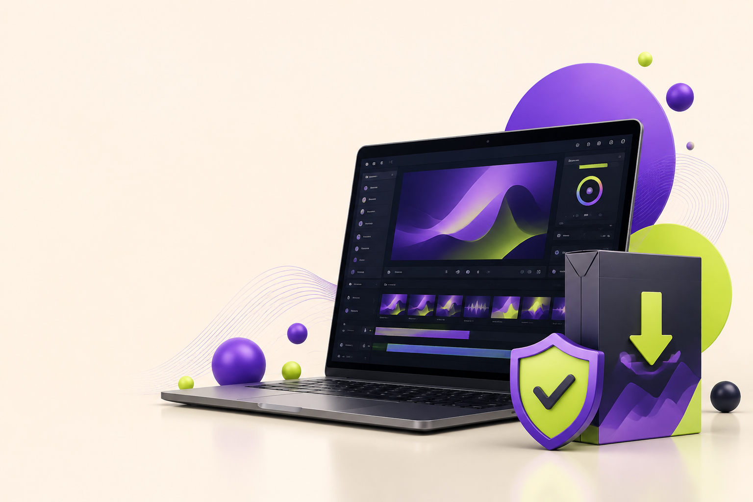 Abstract Saveforge Windows download illustration